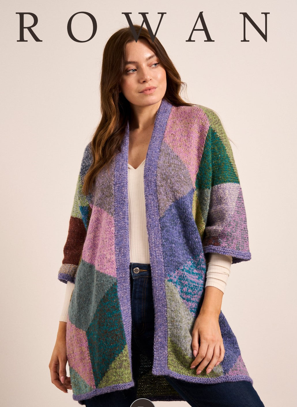 Large Scale Tumbling Blocks - Rowan Pattern