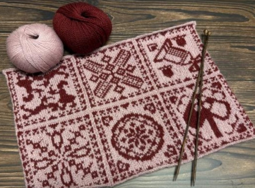 Cushion Juleteppe Knit Along Yarn Kit - Arne & Carlos