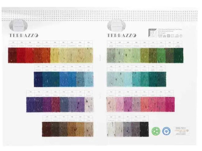 Scheepjes Terrazzo Shade Card