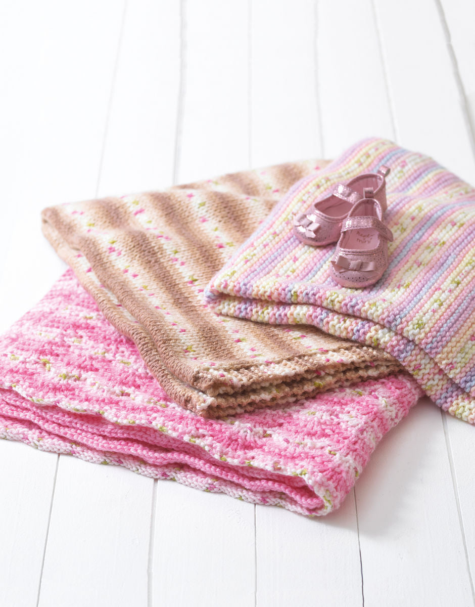 Hayfield Blossom Chunky Baby Blanket Pattern