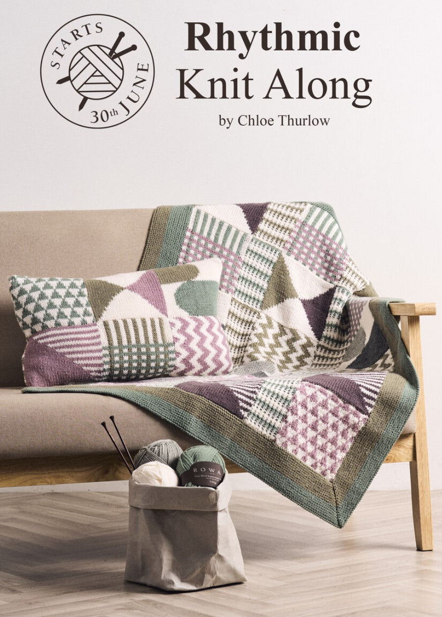 Rowan Rhythmic Knit Along - Blanket and Cushion Special Offer