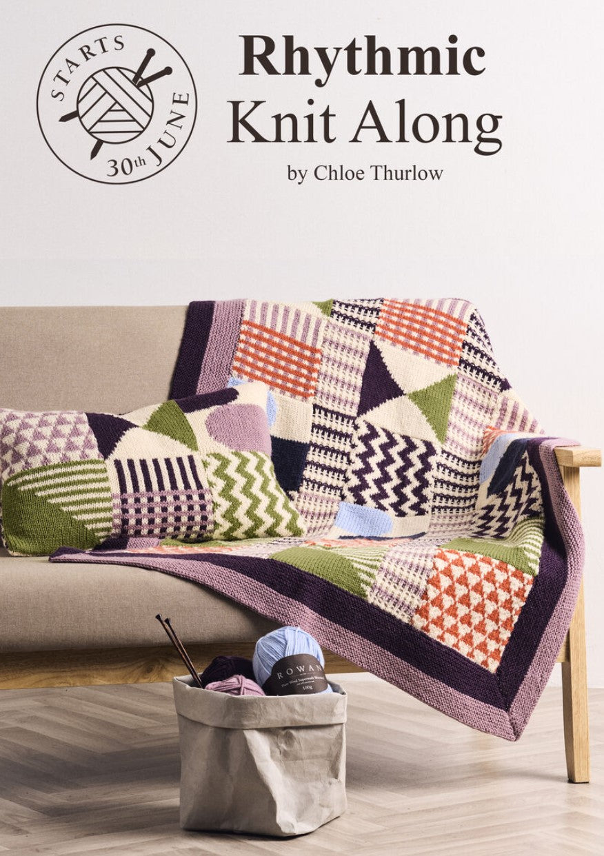 Rowan Rhythmic Knit Along - Blanket and Cushion Special Offer